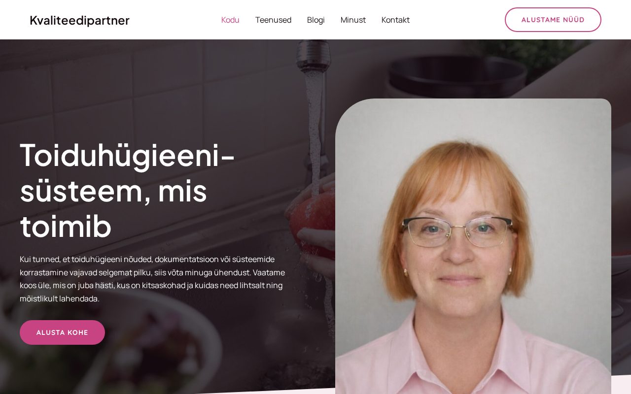 Kvaliteedipartner.ee veebileht