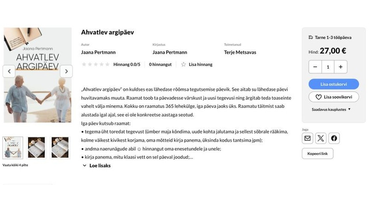 Ahvatlev argipäev Apollo e-poes